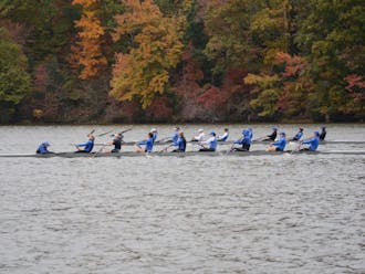 The Blue Devils lost all five races to No. 3&nbsp;Virginia Saturday on the Rivanna Reservoir in Earlyville, Va.