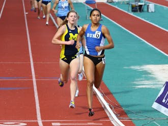 Anima Banks will compete in several events throughout the weekend as she looks to help the Blue Devils earn their first-ever conference title on the women's side.&nbsp;