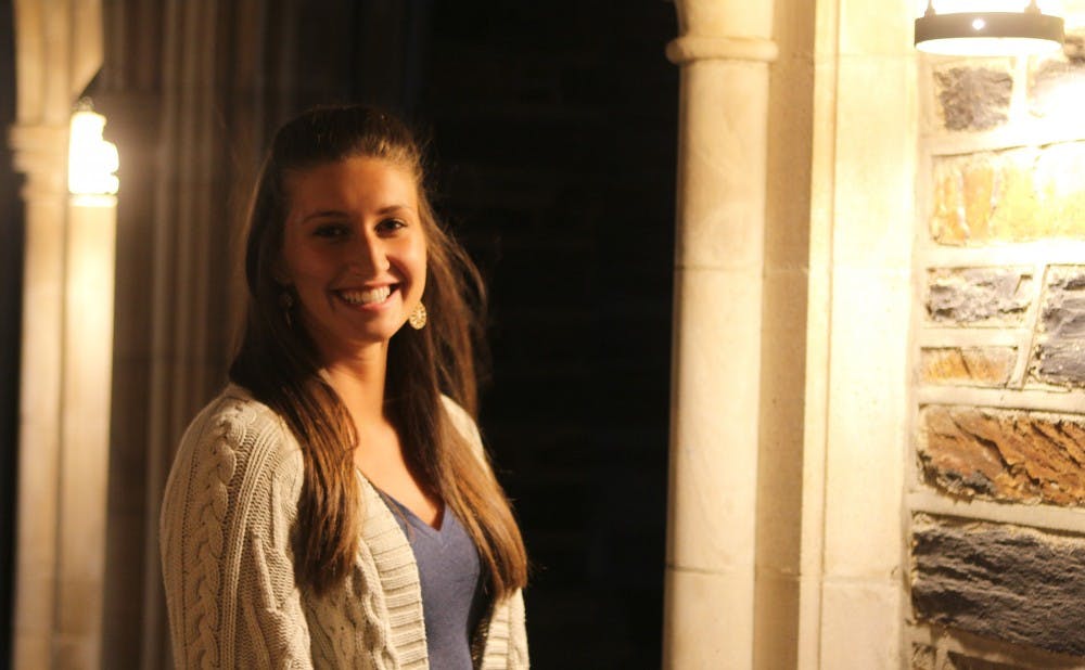 Sophomore Sarah Stanczyk chose to stay at Duke this semester while undergoing chemotherapy.