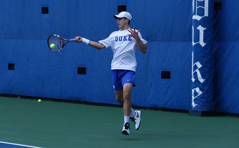 Junior Nicolas Alvarez was unable to win a match in this week's ITA All-American Championships main draw.&nbsp;