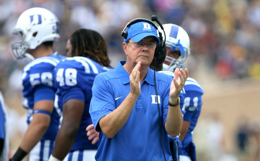 Just like Duke head basketball coach Mike Krzyzewski, the Blue Devils' David Cutcliffe has brought his team to national prominence in its sixth season.