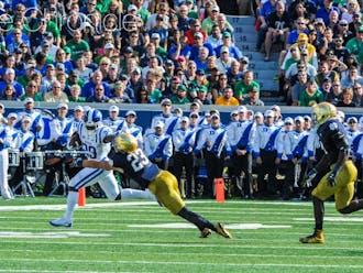 Shaun Wilson sparked Duke's upset of Notre Dame with a&nbsp;kick return for a touchdown to put the Blue Devils on the scoreboard.