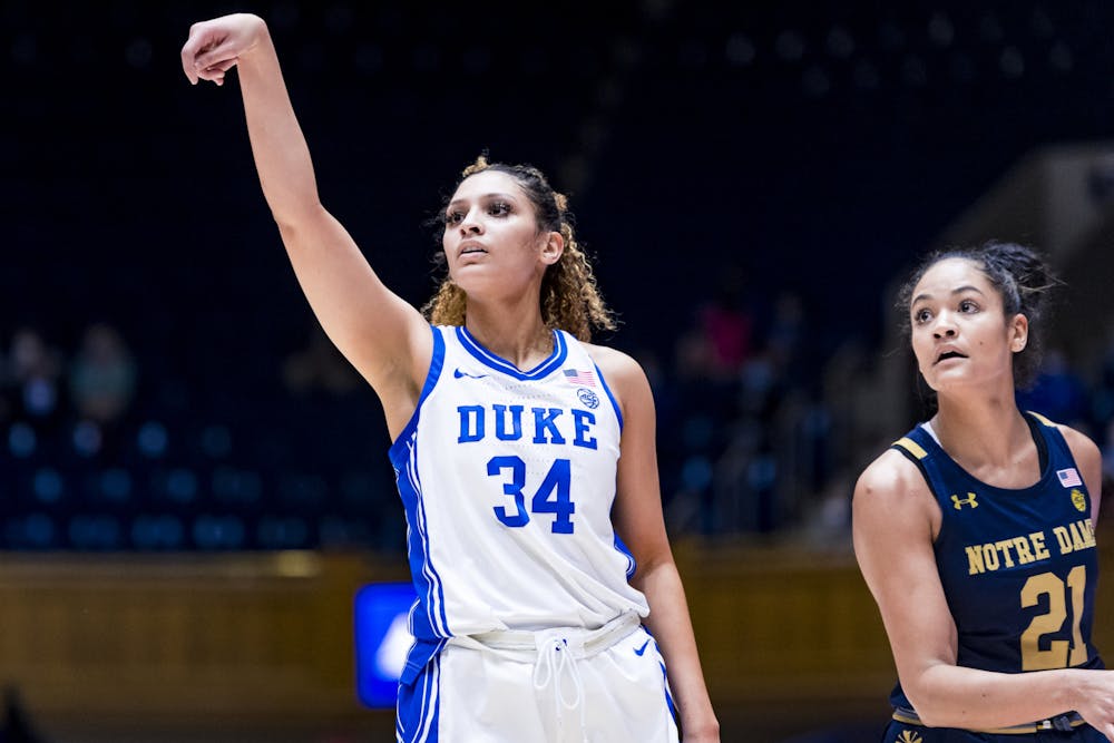 The Blue Devils shot a blazing 10-of-20 from 3-point range against Notre Dame. 