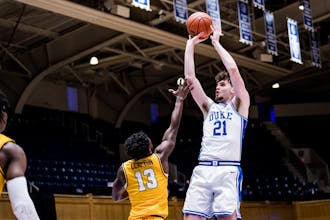 Matthew Hurt scored Duke's first seven points Saturday, but was limited due to foul trouble.