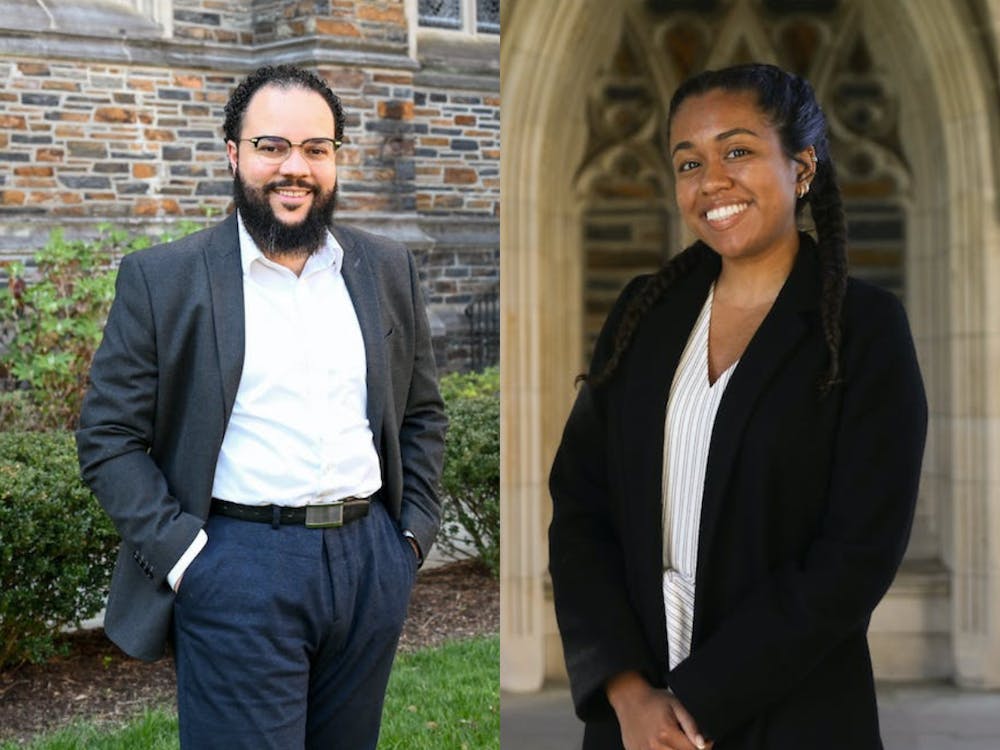 <p>Warren Lattimore, left, and Sydney Hunt, right, are this year's Young Trustee nominees.&nbsp;</p>