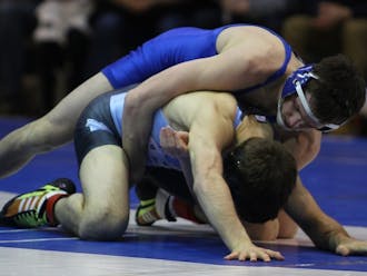Mitch Finesilver's 15-3 win at 149 pounds secured the Blue Devil victory Sunday night against Cal Poly.
