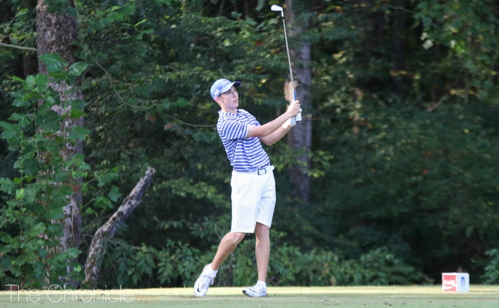 Evan Katz will be playing in his first spring tournament for Duke this week.