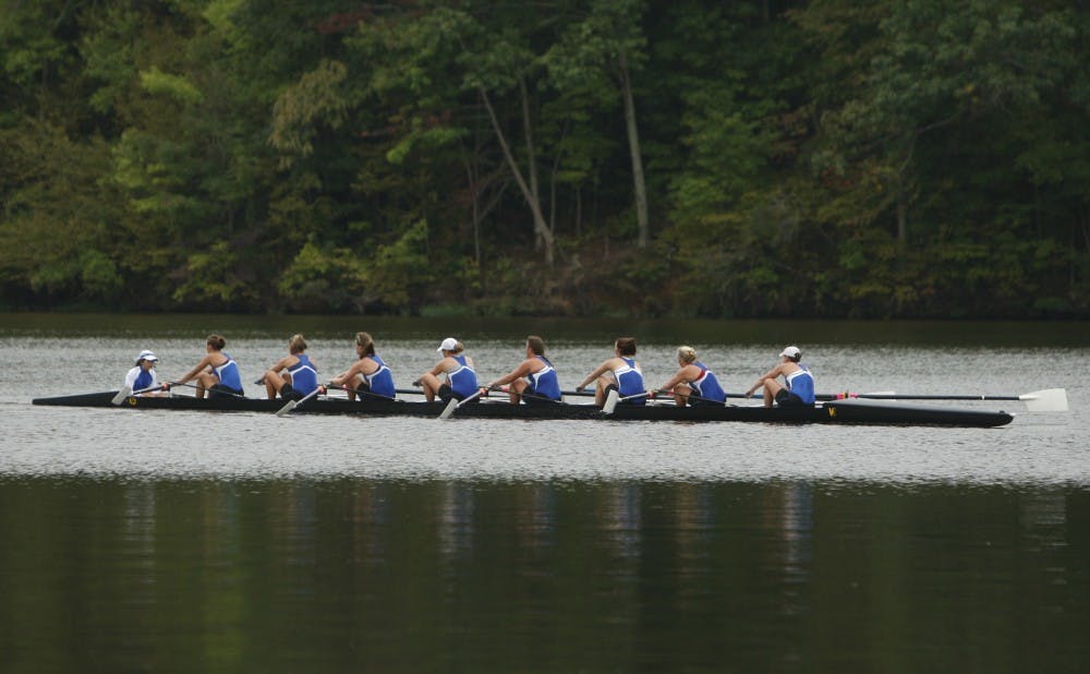 Duke captured its first victory against a top 20 Saturday when it defeated Oregon State in the varsity four and second varsity eight.