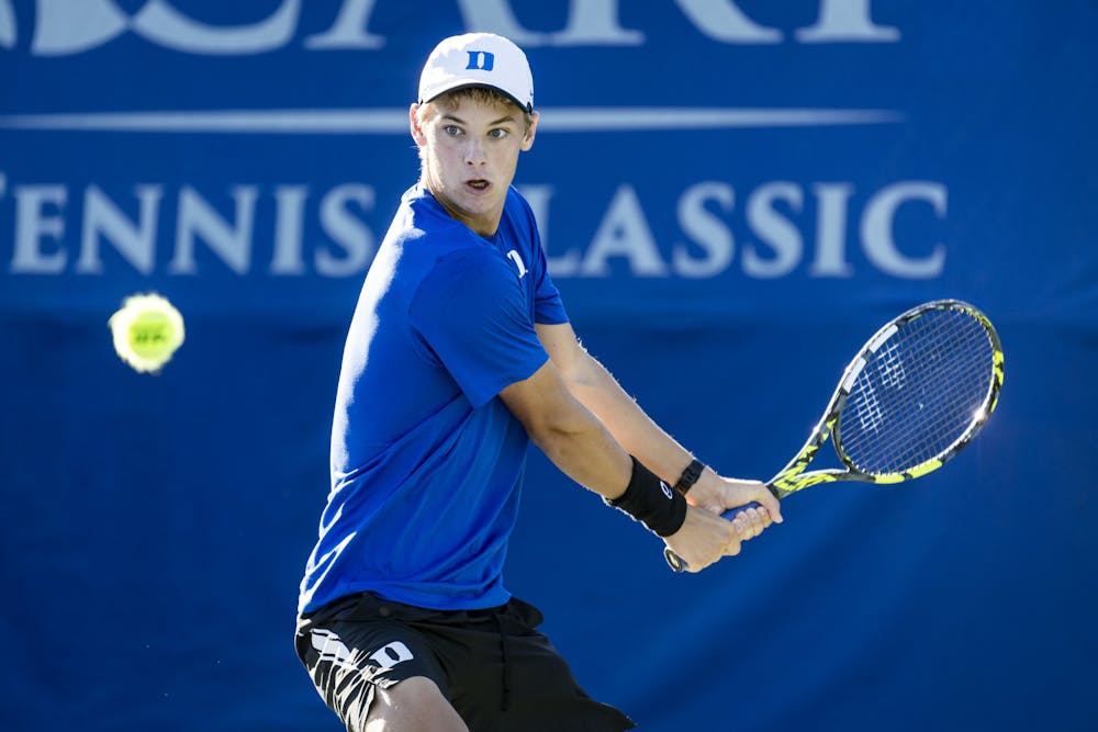 Sophomore transfer Cooper Williams now prepares for NCAA Singles and Doubles Championships next week.