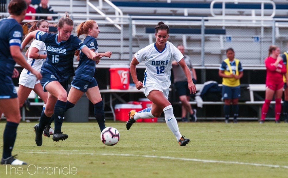 The Blue Devils' offense has scored 10 goals in their last four matches.