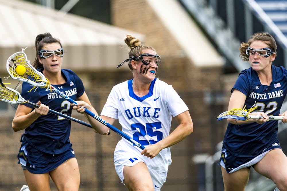 Graduate senior Gabby Rosenzweig is leading the Blue Devils in points with 34. 