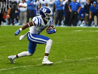 Sophomore wideout T.J. Rahming is one of many talented playmakers stepping into a larger role for the Blue Devils this season.&nbsp;