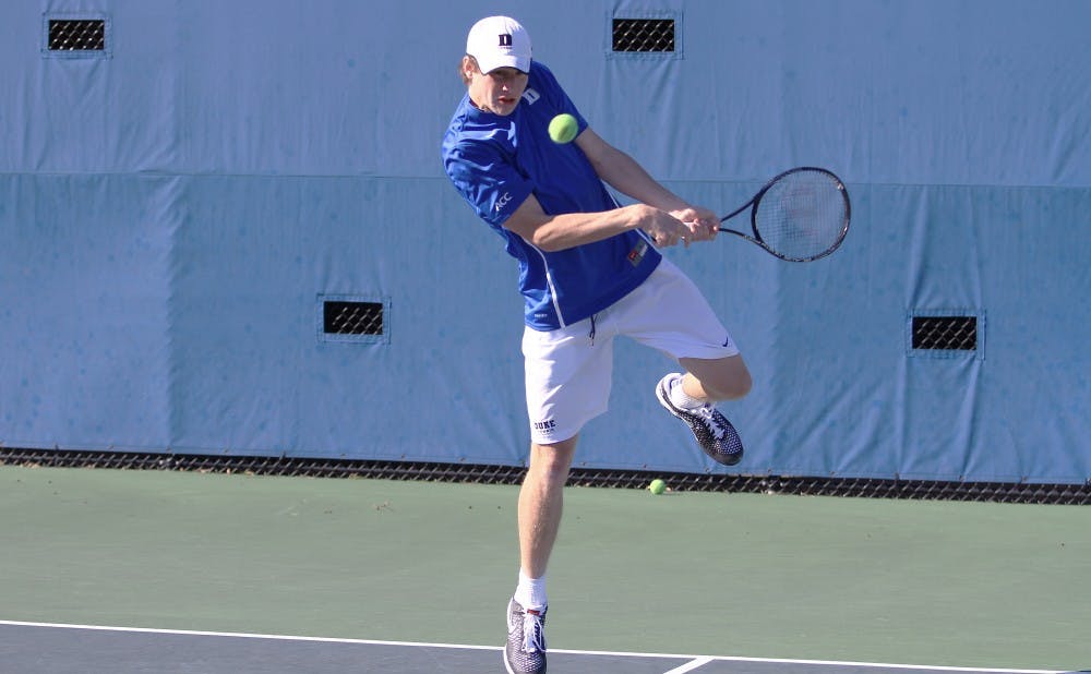 Junior Cale Hammond made an early return to the courts Friday and helped Duke sweep Clemson, just weeks after having a finger partially amputated.