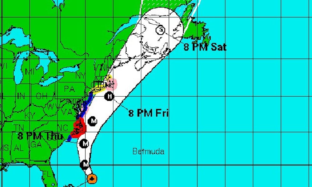 With the impending arrival of Hurricane Earl, the Duke University Marine Lab in Beaufort will be evacuated by 2 p.m. this afternoon.