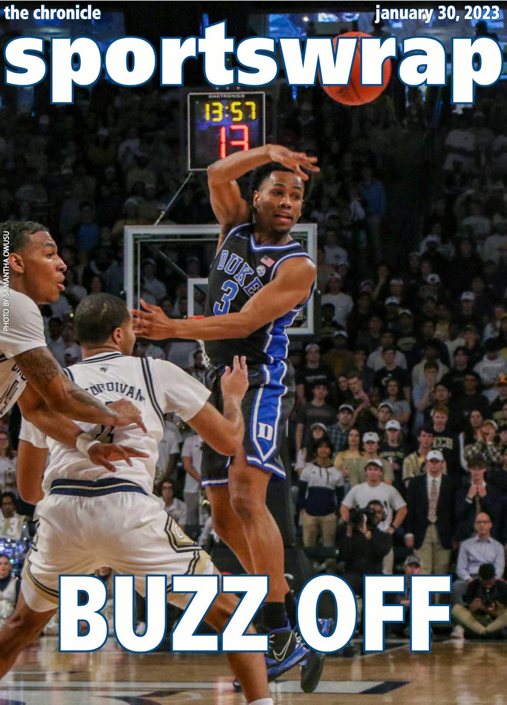Duke men's basketball and junior captain Jeremy Roach (3) crushed Georgia Tech on the road Saturday.