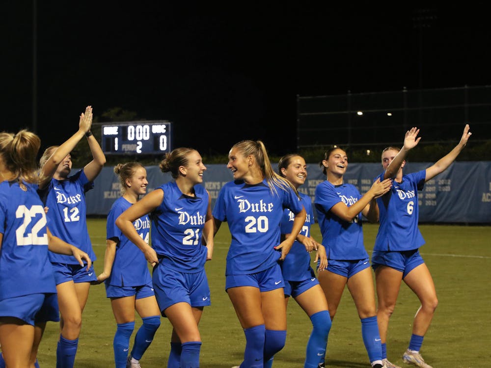 Women's soccer cemented its first-ever home victory against North Carolina. 