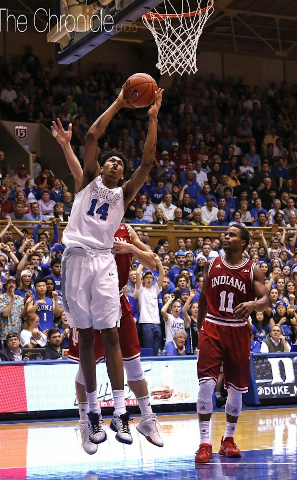 Freshman Brandon Ingram grabbed six rebounds to go with his 24 points Wednesday.
