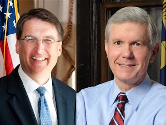 Republican Pat McCrory is expected to win the race for governor in North Carolina against Walter Dalton, a Democrat, in tomorrow's election.