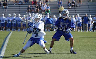 Junior Case Matheis notched three goals and three assists to lead the Blue Devil offense past Stony Brook Wednesday.