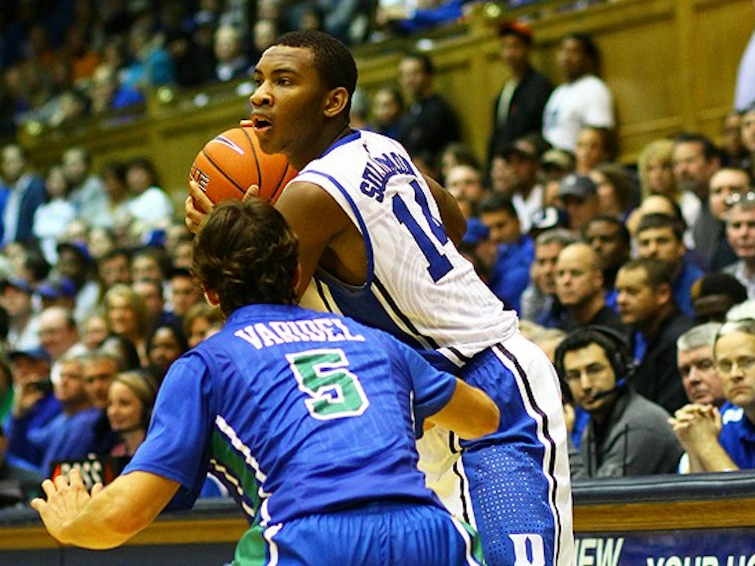 Freshman guard Rasheed Sulaimon finished second on the team with 19 points, going 5-of-12 from the field and 6-of-6 from the line.