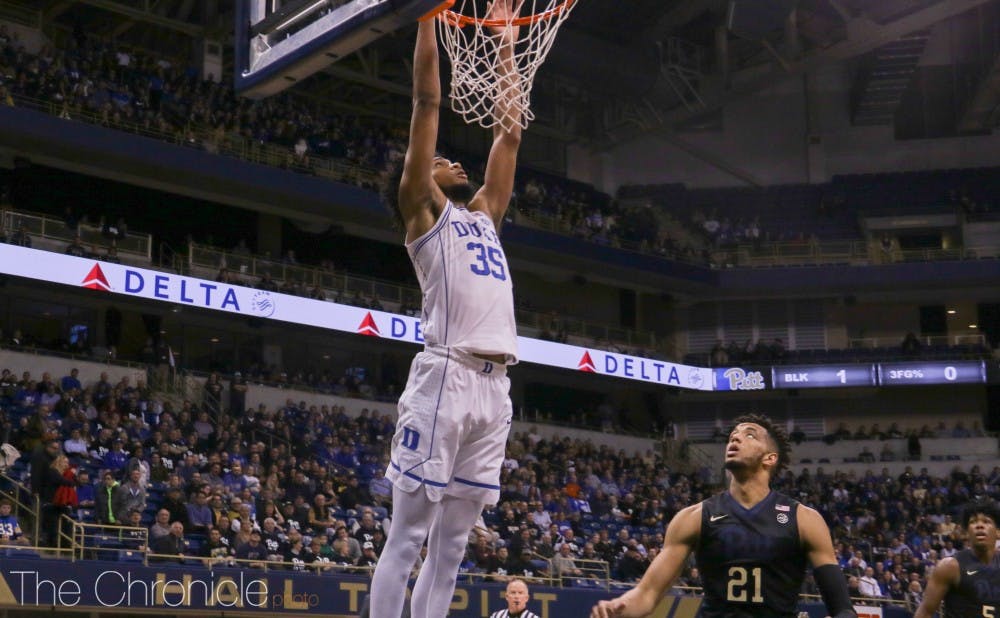 <p>Marvin Bagley III had his fifth game of the season with at least 15 points and 15 rebounds.</p>