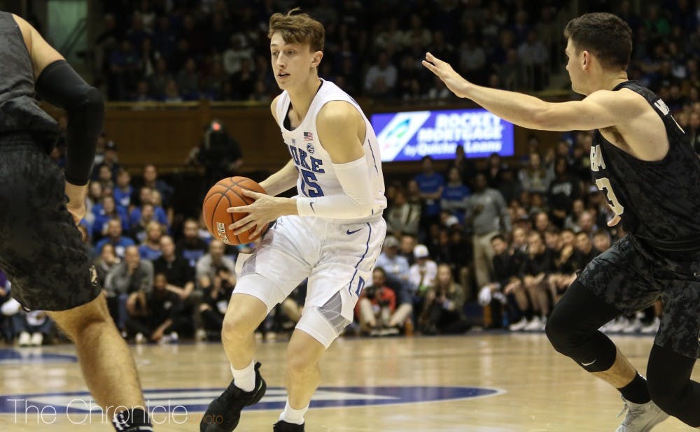 <p>O'Connell saw inconsistent time towards the end of last season, playing 35 minutes against Virginia Tech and only three against Michigan State.</p>