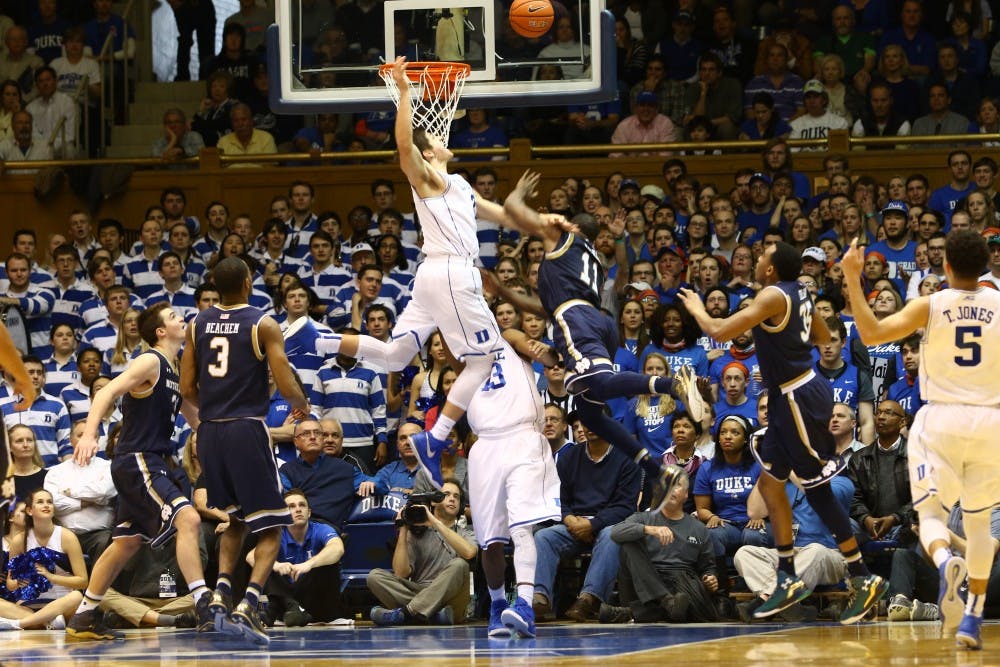 Grayson Allen made two big plays in Duke's 90-60 blowout win of No. 10 Notre Dame Saturday afternoon.