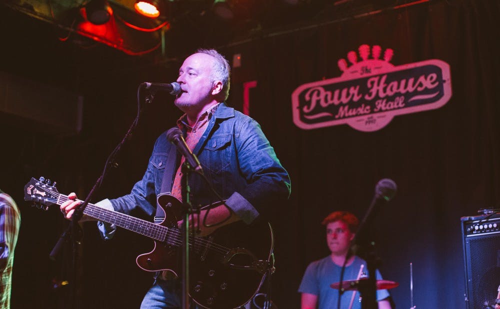 <p>Steve Hartsoe, who is also a senior editor in the Duke Office of News &amp; Communications, performs with his band at the Pour House Music Hall in Raleigh.</p>