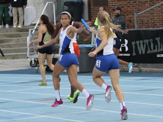 Sophomore Madeline Kopp (pictured) broke teammate Elizabeth Kerpon’s Duke record in the 400-meter by three-tenths of a second last weekend.