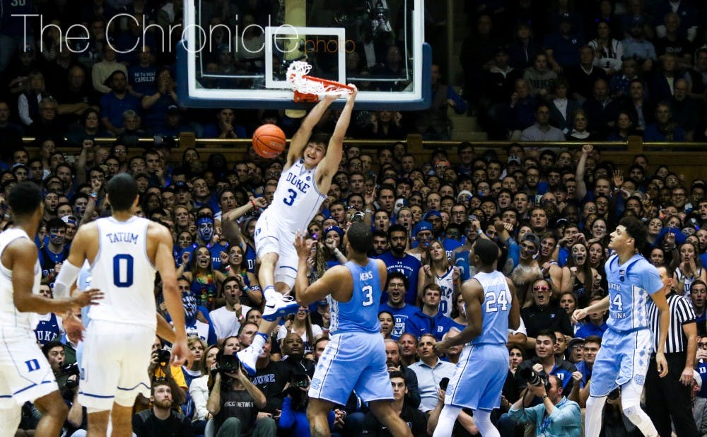 <p>Junior Grayson Allen has scored at least 19 points in four straight games and shot 20-of-41 from 3-point range during that span.</p>