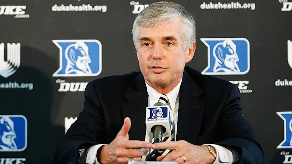 White has served as Duke's director of athletics since 2008.