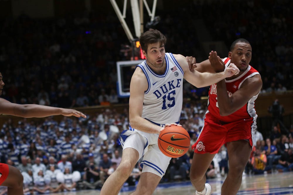 Ryan Young gave Duke a boost on the boards against Ohio State.