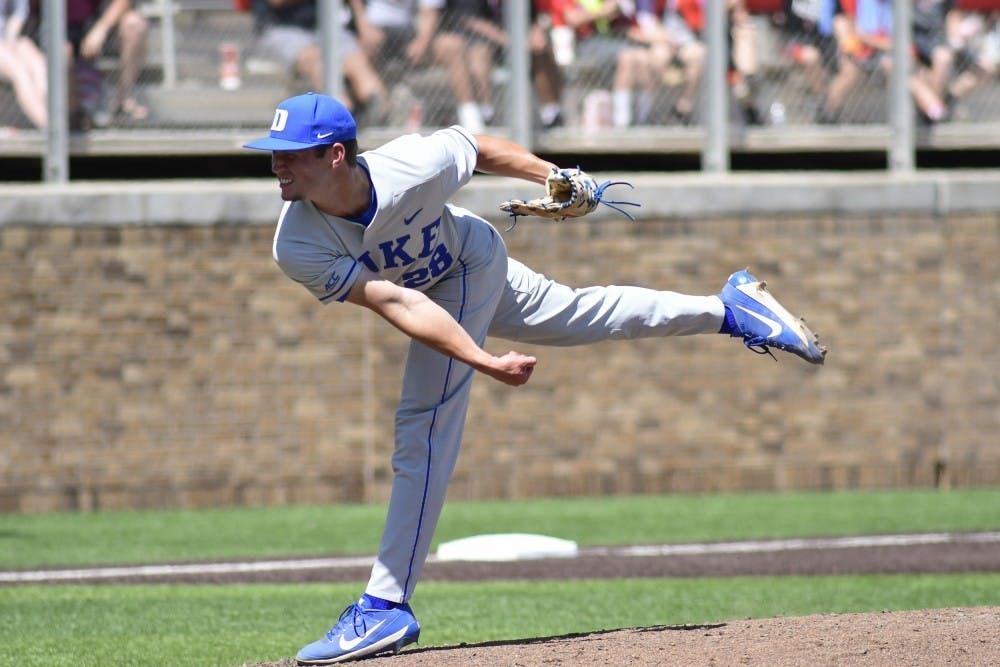 <p>Bryce Jarvis led a talented Duke pitching staff this year.</p>