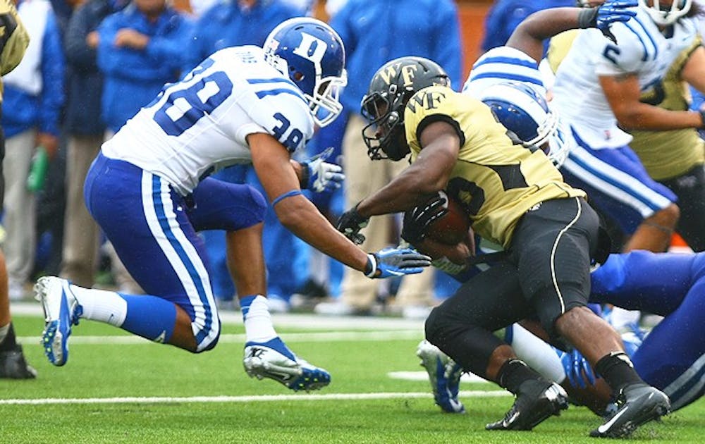 The Devils took down the Florida State Seminoles, previously undefeated in the ACC, Saturday at Indoor Cameron Stadium