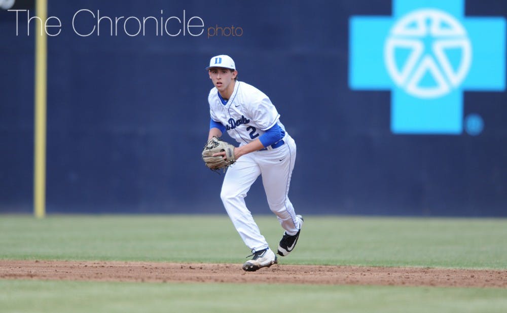 <p>Freshman shortstop Zack Kone has impressed right away for the Blue Devils, and currently ranks second on the team with a .357 batting average.</p>