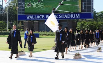 The procession from Commencement 2017.