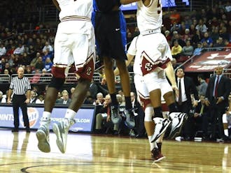 Brandon Ingram delivered a highlight-reel slam dunk in the first half as the Blue Devils created some breathing room against Boston College.