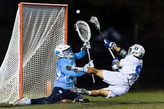 Senior attackman Joe Robertson hit the diving game-winner with less than a minute to go in overtime.