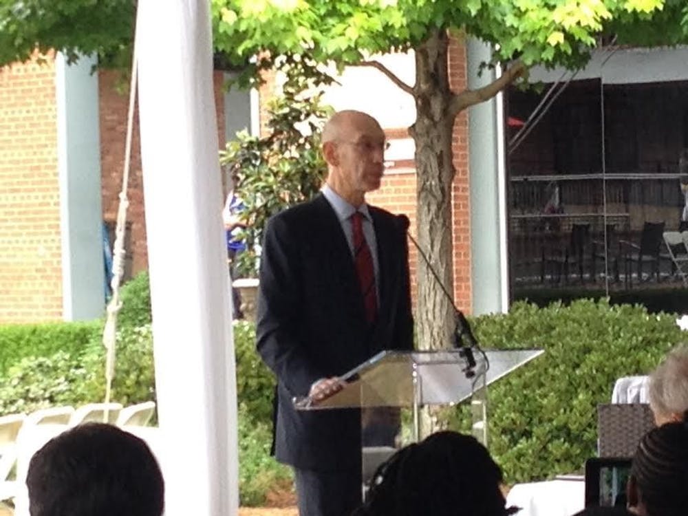 <p>NBA Commissioner Adam Silver received an award from the political science department last year and will speak on campus again during senior Class Day in May.</p>