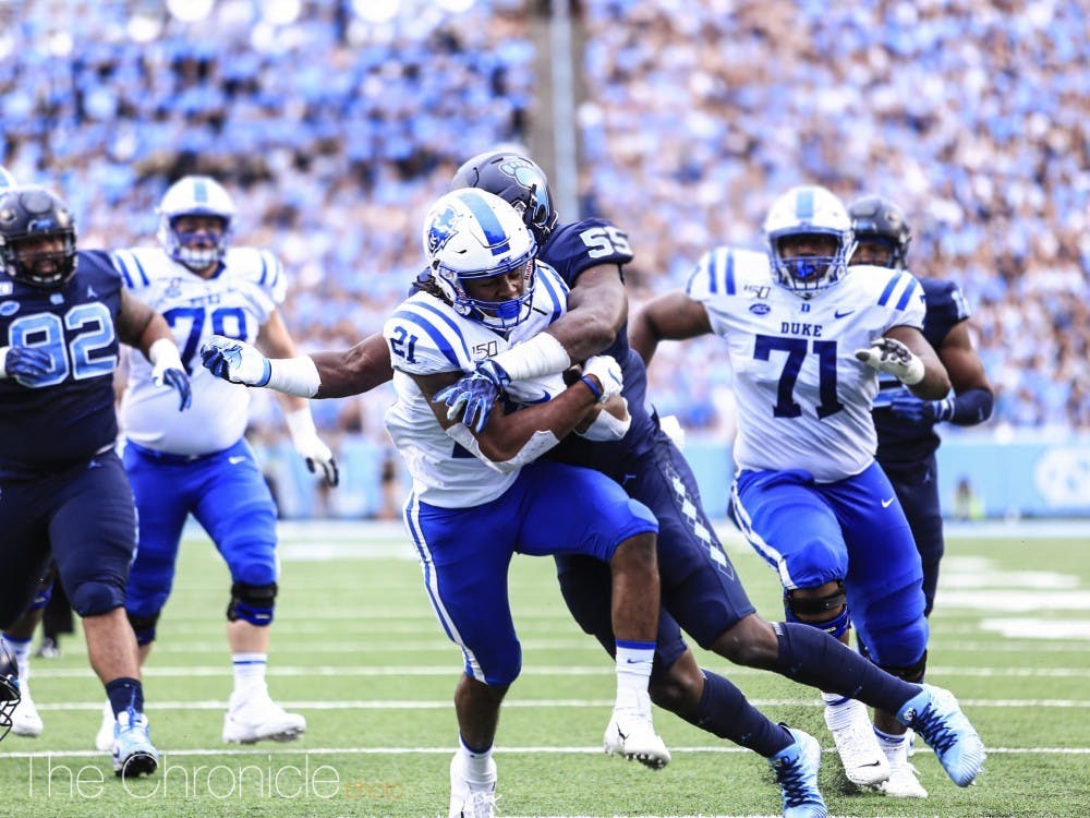 North Carolina's defense has struggled mightily against the run in recent weeks.