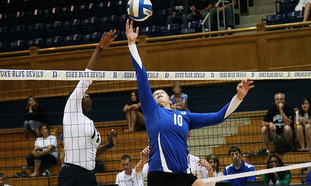 Setter Kellie Catanach, the reigning ACC Player of the Year, leads an deep Duke squad.