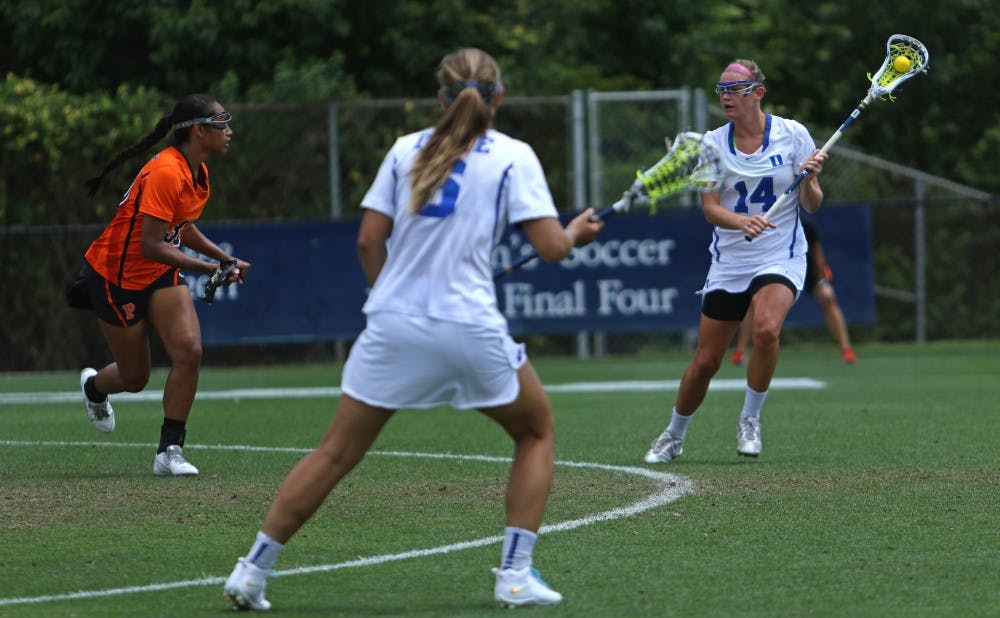 Senior midfielder Taylor Trimble will get to play close to home in Fridays' national semifinal against North Carolina.