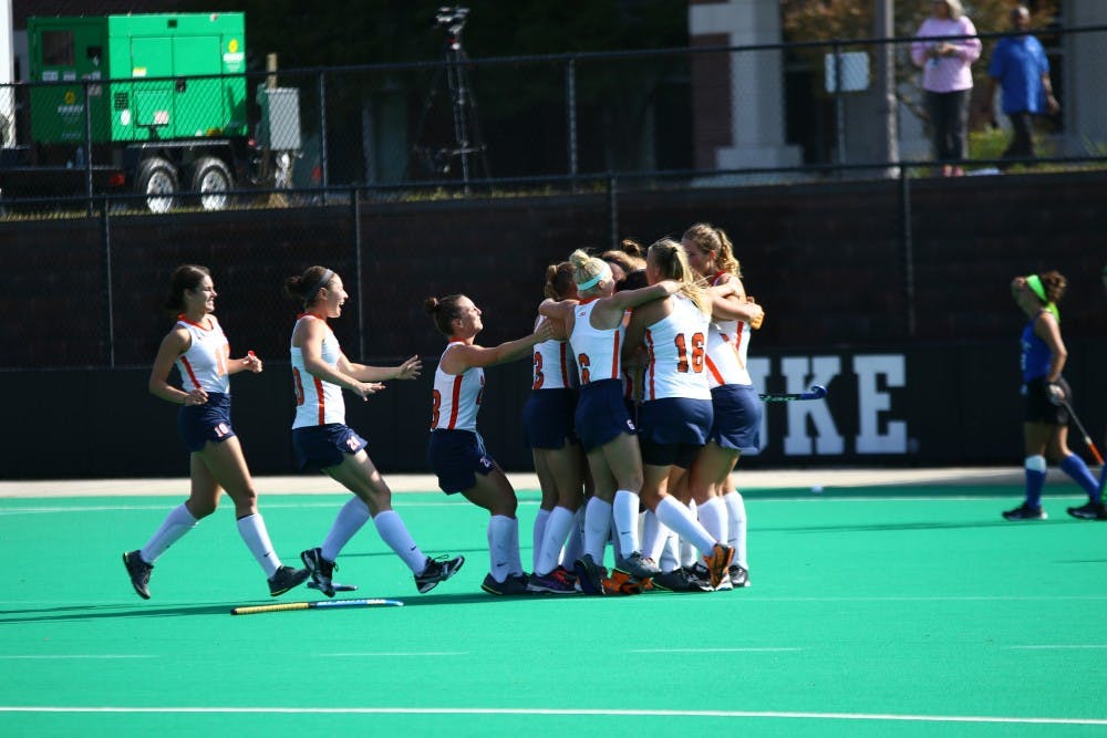 <p>Top-ranked Syracuse remained unbeaten after an overtime goal allowed the Orange to squeeze past the Blue Devils Saturday at Jack Katz Stadium.</p>