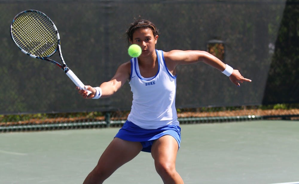 Hanna Mar helped the Blue Devils secure the doubles point, as Duke swept East Tennessee State to reach the NCAA Team Championship second round.