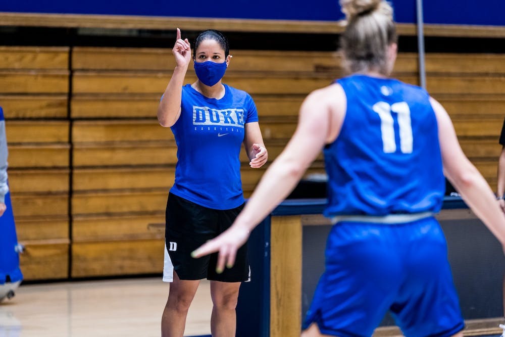 <p>Head coach Kara Lawson has ushered in a new era for Duke women's basketball.&nbsp;</p>