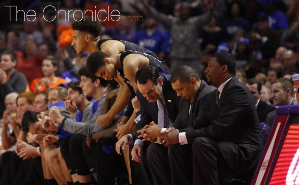 <p>Foul trouble in the frontcourt and poor execution down the stretch plagued No. 9 Duke, which suffered its first ACC loss Wednesday at Clemson. See story on page 11.</p>