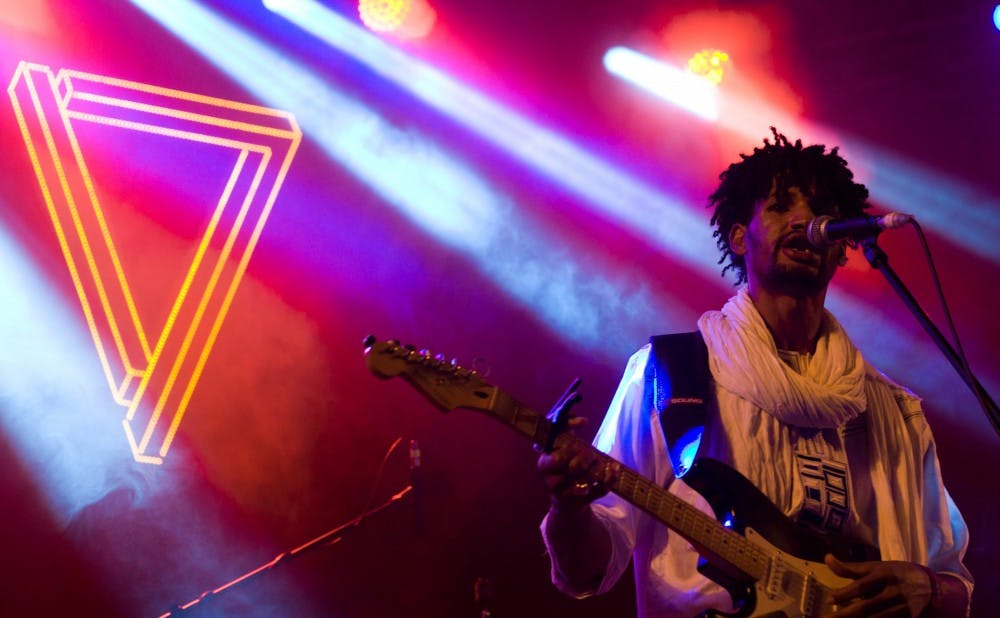 Tuareg guitarist and songwriter Mdou Moctar stars in "Akounak Tedalat Taha Tazoughai," an homage to Prince's "Purple Rain" that opened Duke's third annual African Film Festival in Rubenstein Library.
