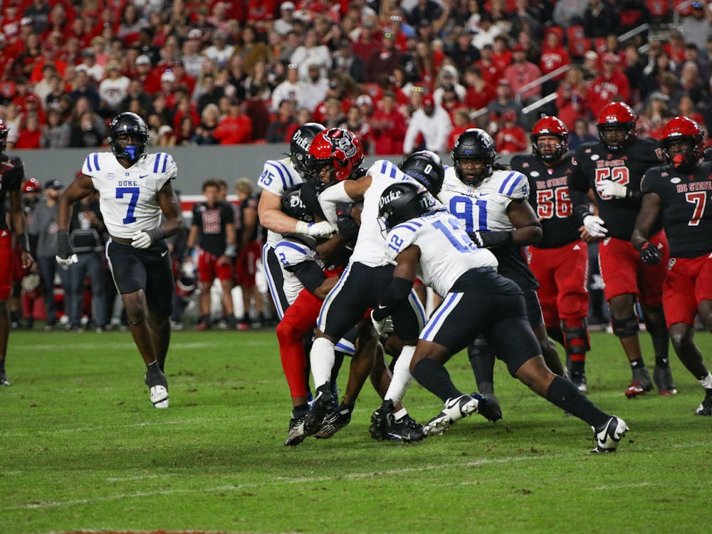 Duke's tough defense will need to hold up against Virginia Tech's backfield in order for the Blue Devils to secure their eighth win.