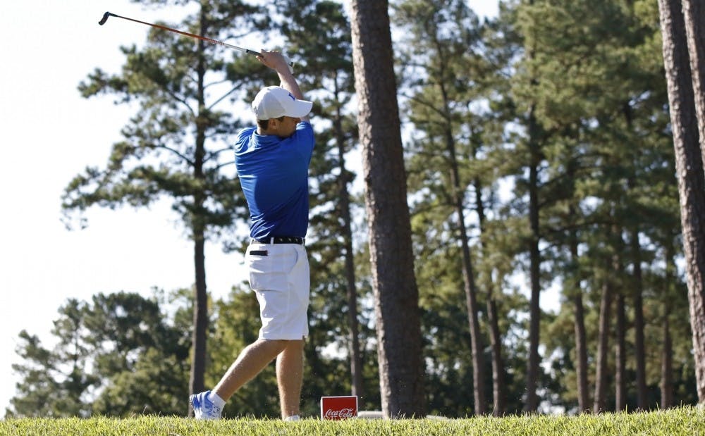<p>Senior Matt Oshrine led the Blue Devils at 1-over-par in the last tournament of his career and his first NCAA championship appearance.</p>