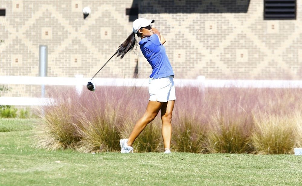 <p>Celine Boutier concluded her illustrious&nbsp;career by going 1-1 in matches Tuesday as the Blue Devils upset USC but could not knock off Stanford in their afternoon match.</p>